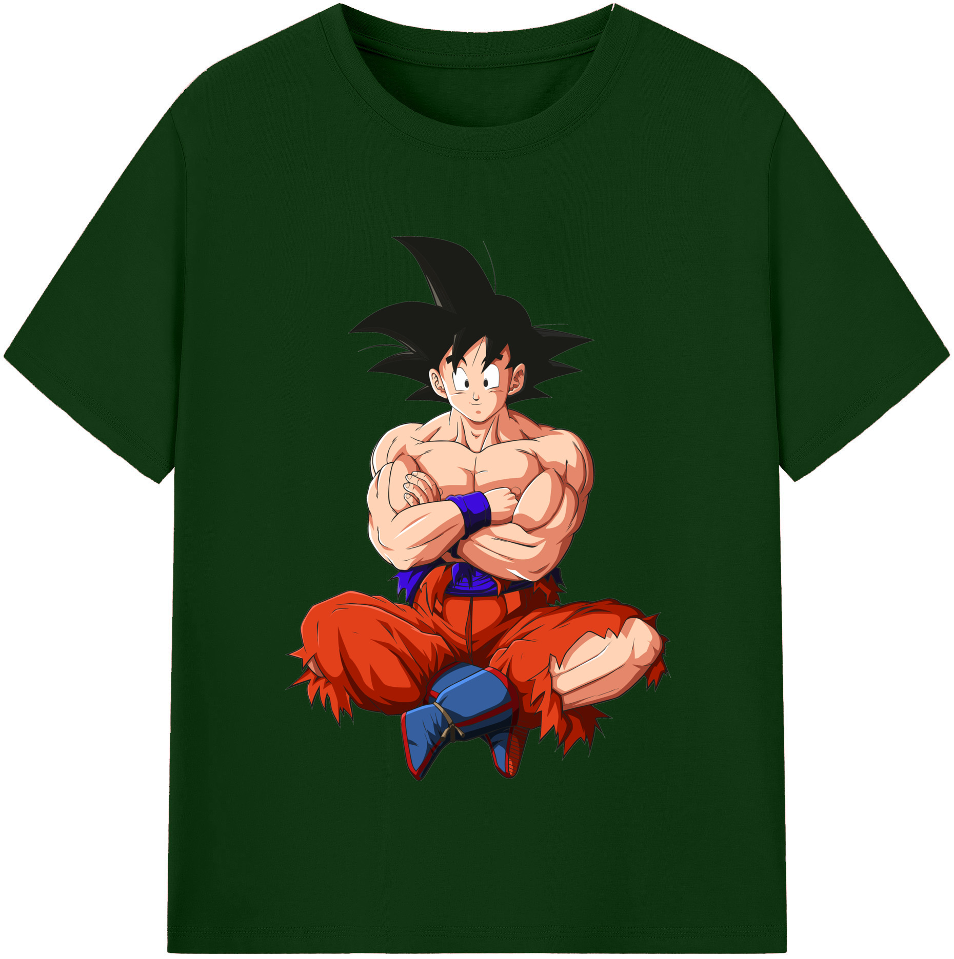（画像用） ドラゴンボール 孫悟空（そん ごくう）Son Goku カカロット DRAGON BALL Kakarotto 綿100％半袖Tシャツ（フロントプリント）